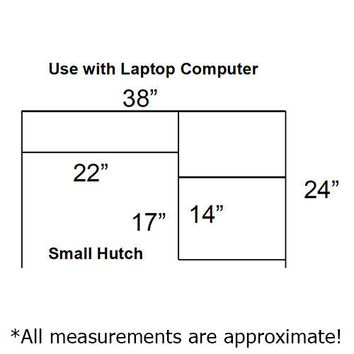 Desk Hutch Small (JMU) College Savers