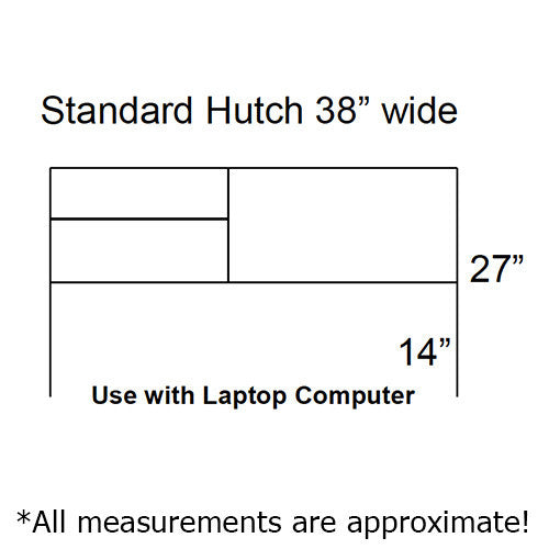 Desk Hutch Standard (JMU) College Savers